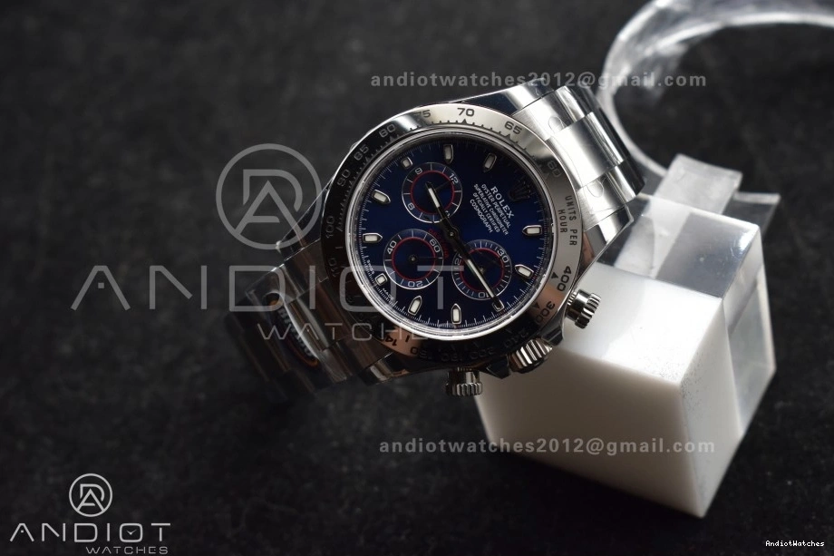 SS Bracelet Best 751 904L Stretchable Edition 116509 BTF 1:1 Daytona Case Dial Blue SA and 0420
